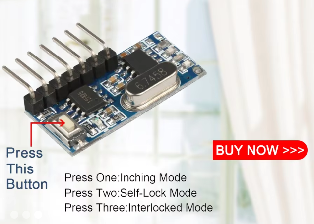 Modulo RF 433Mhz receptor