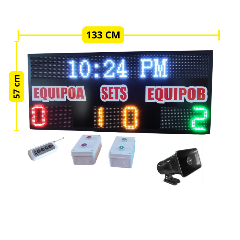 reloj digital para voley y futbol