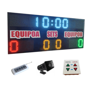 reloj digital para voley y futbol